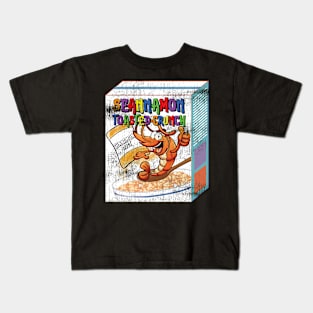 Cinnamon Shrimp Tail Seannamon Toasted Crunch Kids T-Shirt